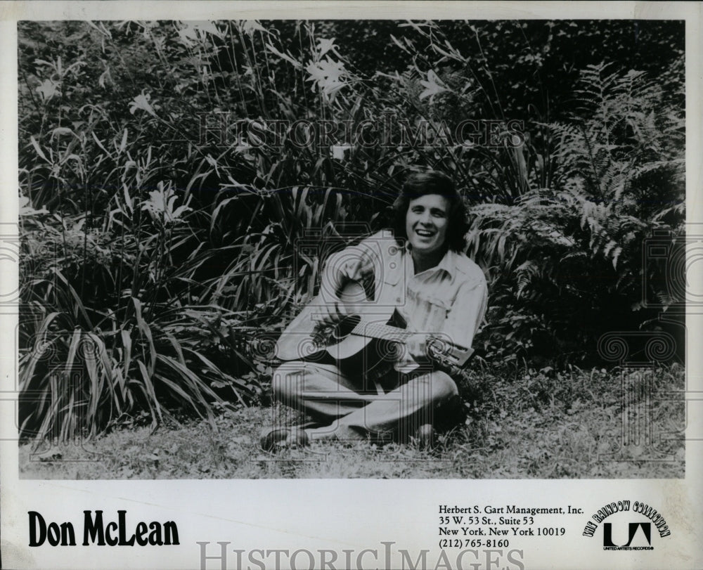 1975 Press Photo Don McLean American Singer Songwriter - RRW05839 - Historic Images