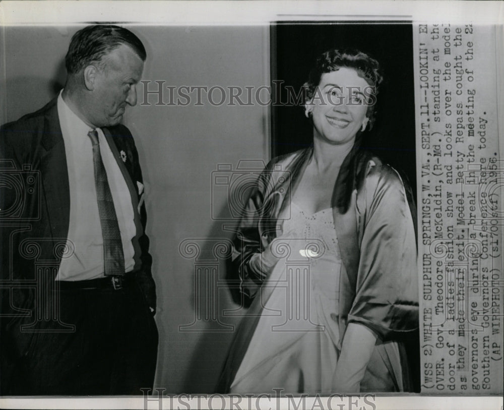 1956 Press Photo Theodore R. McKeldin Republican Party - RRW05847 - Historic Images