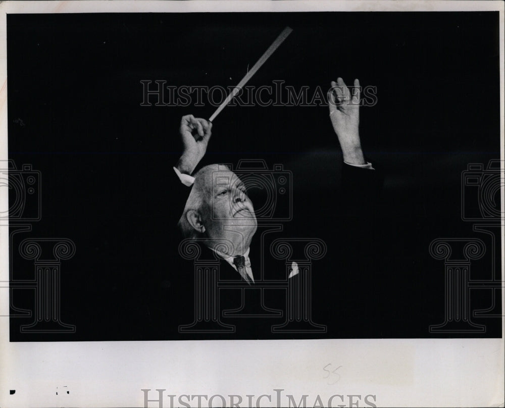 1970 Press Photo Arthur Fiedler Boston Pops Conductor - RRW06205 - Historic Images