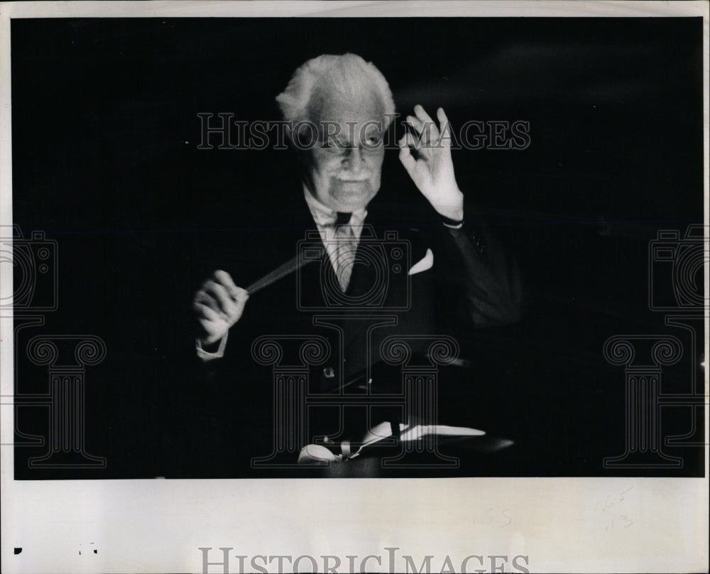 1970 Press Photo Arthur Fiedler conductor Boston Pops - RRW06211 - Historic Images