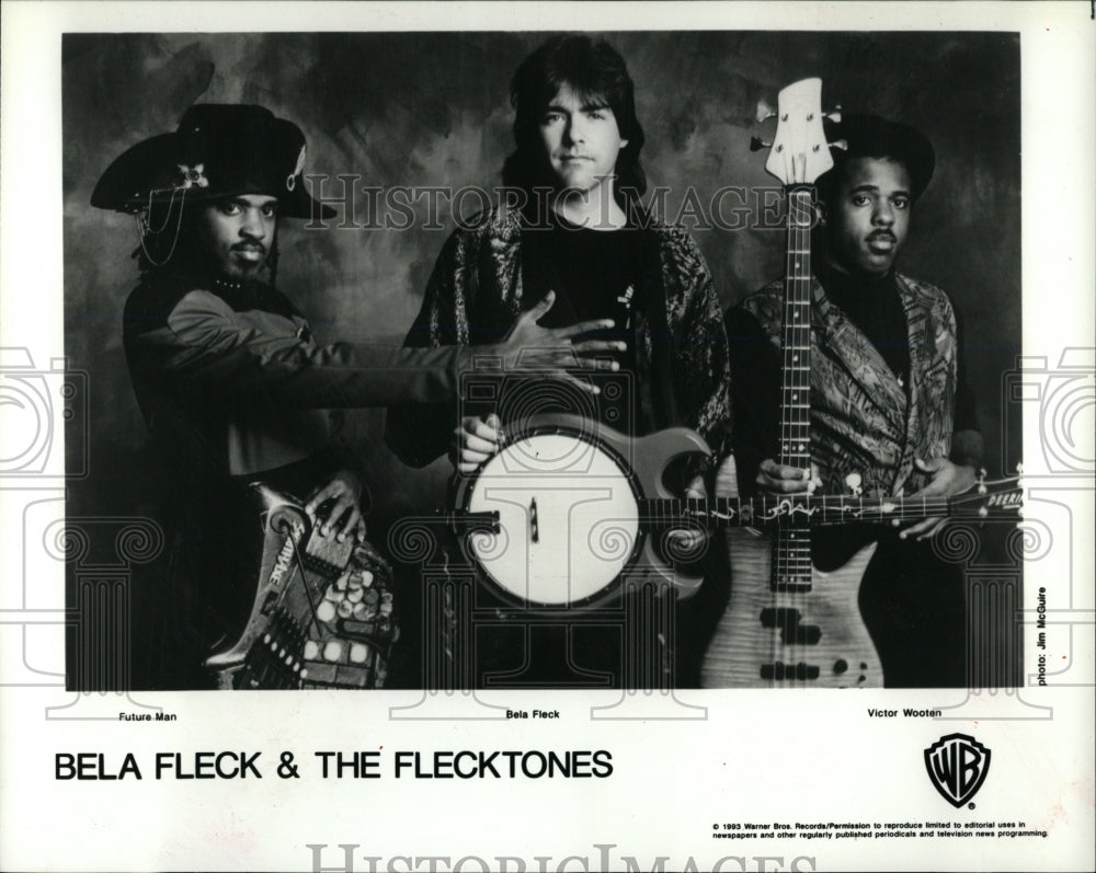 1976 Press Photo Bela Fleck and Flecktones blu-bop band - RRW06227 - Historic Images