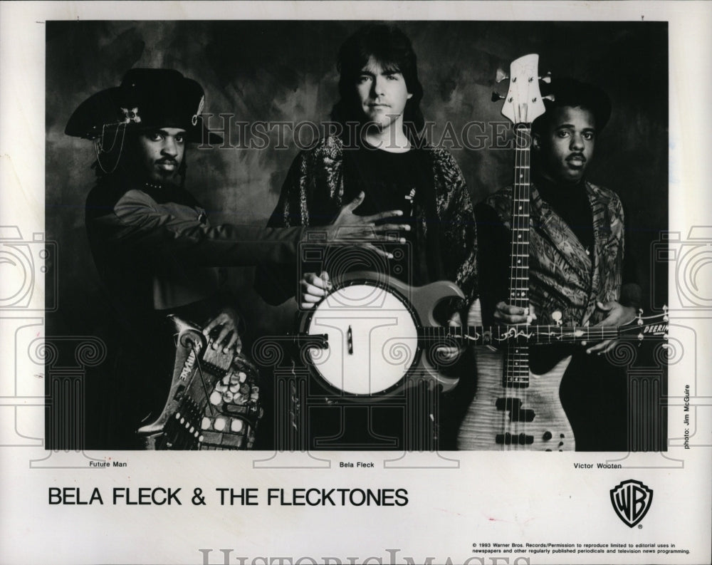 1993 Press Photo Bela Fleck &amp; The Flecktones - RRW06229 - Historic Images