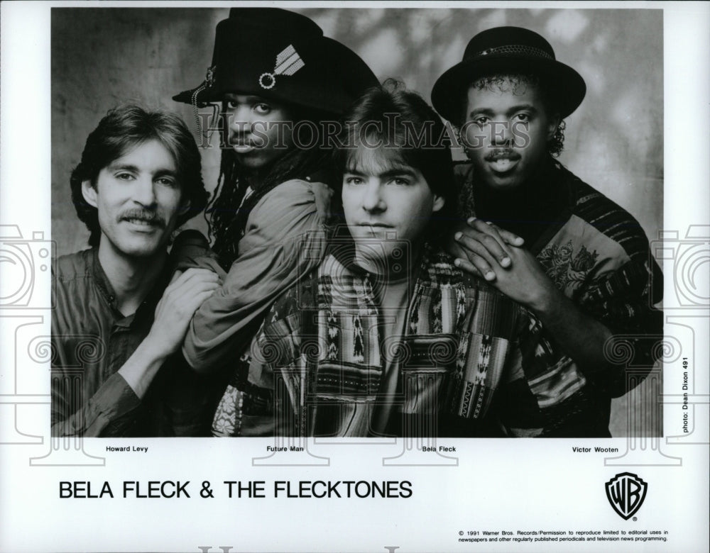 1991 Press Photo Bela Fleck and Flecktones blu-bop band - RRW06241 - Historic Images