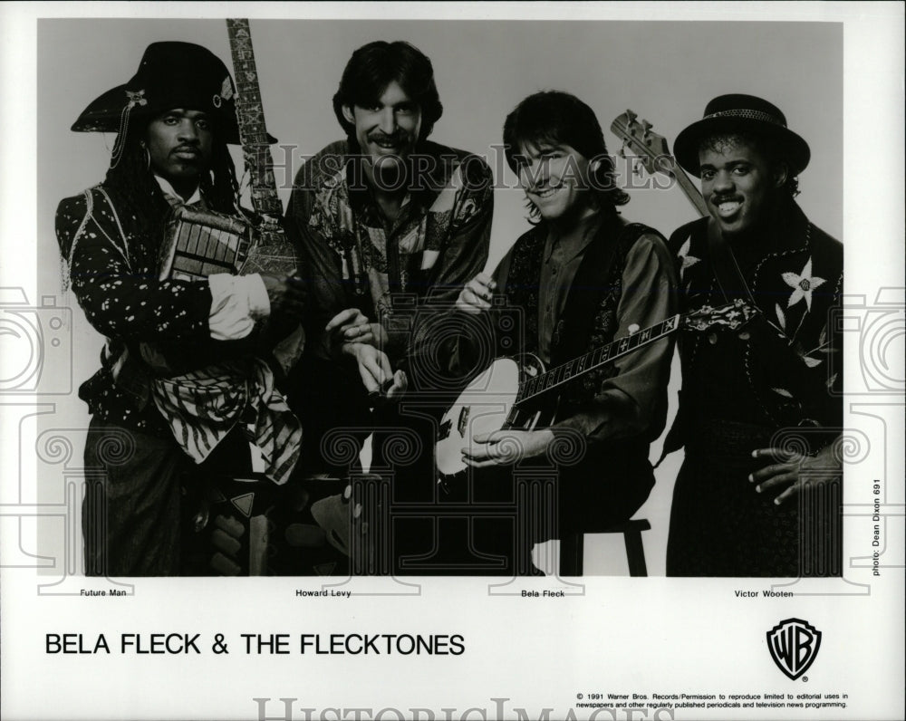 1992 Press Photo Bela Fleck &amp; The Flecktones - RRW06243 - Historic Images