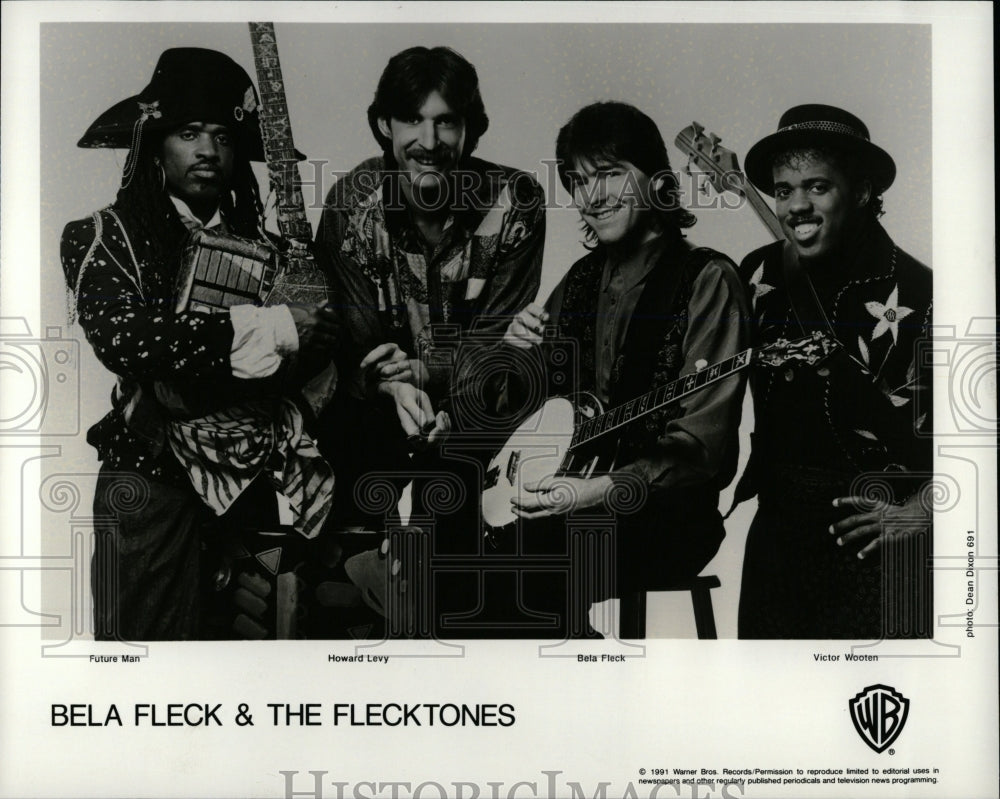 1992 Press Photo Bela Fleck and Flecktones blu-bop band - RRW06245 - Historic Images