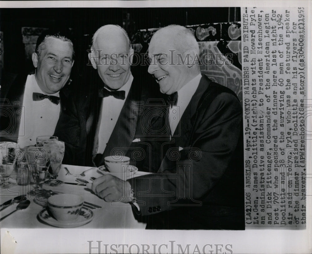 1955 Press Photo Lt Gen James Doolittle U S Military - RRW06283 - Historic Images