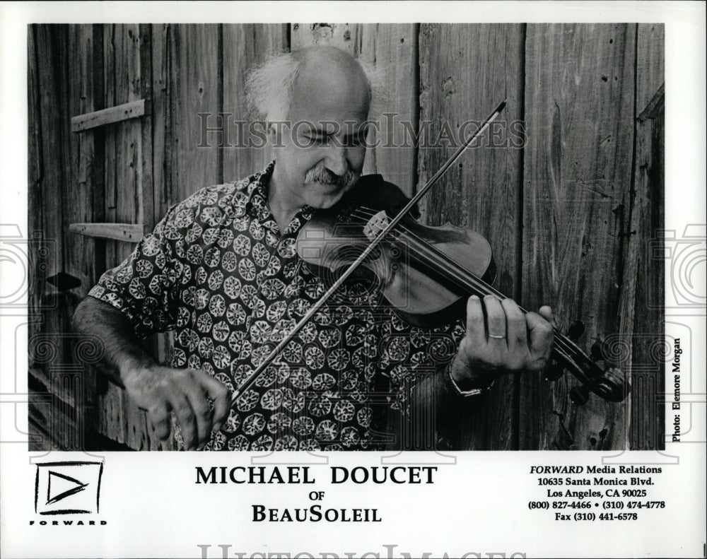 1994 Press Photo Michael Doucet Fiddler Singer Michigan - RRW06285 - Historic Images