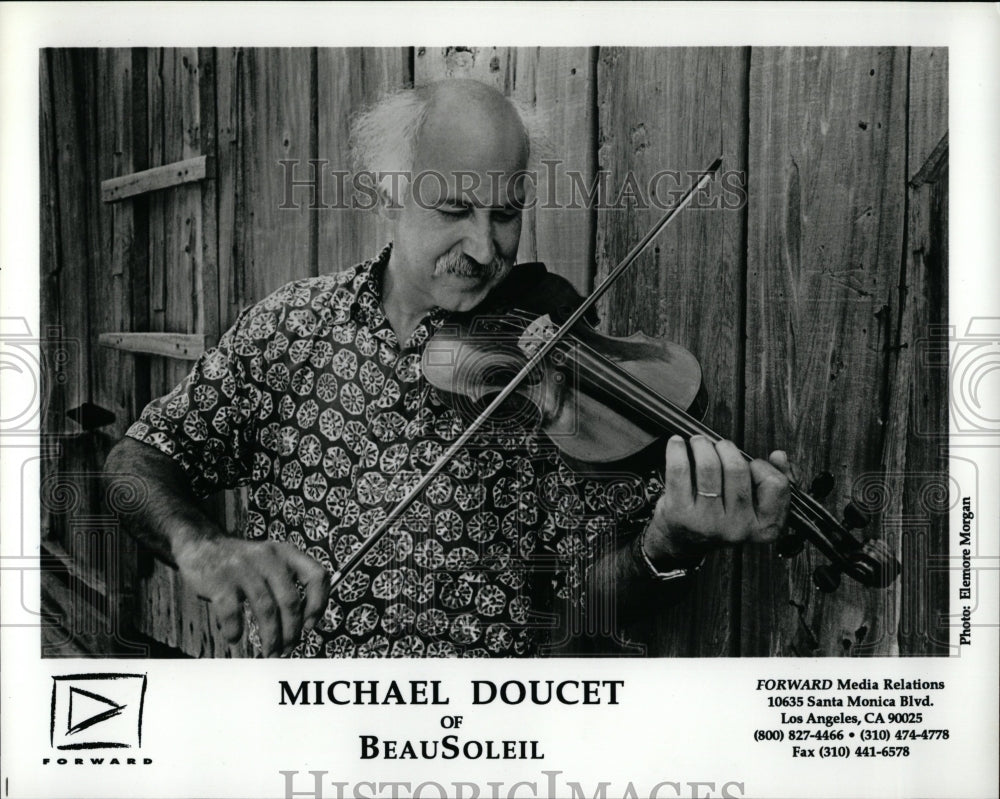 1995 Press Photo Michael Doucet Beausoleil Singer - RRW06287 - Historic Images