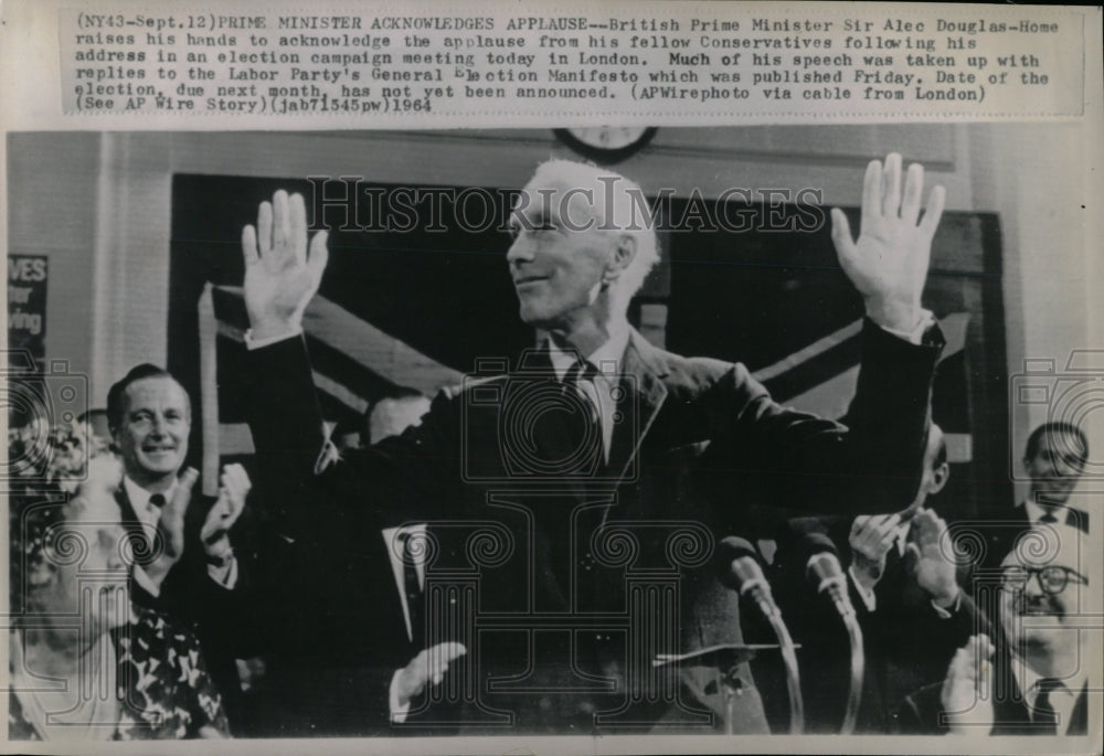 1964 Press Photo British Prime Minister Alec Douglas - RRW06391 - Historic Images