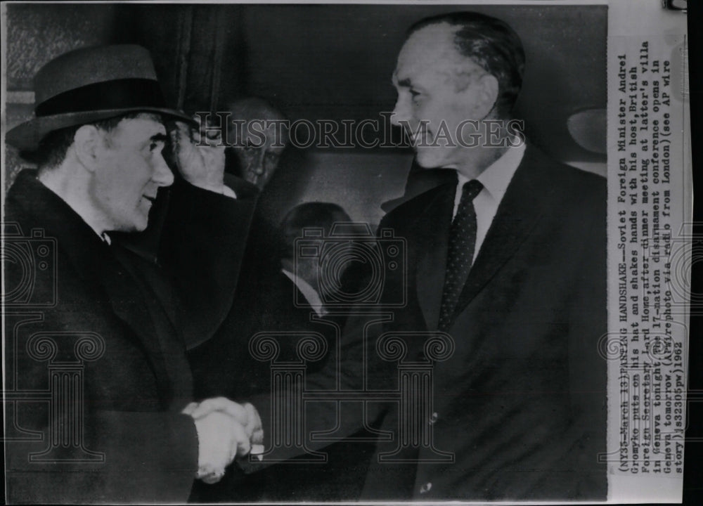 1962 Press Photo Alec Douglas Home British Politician - RRW06401 - Historic Images