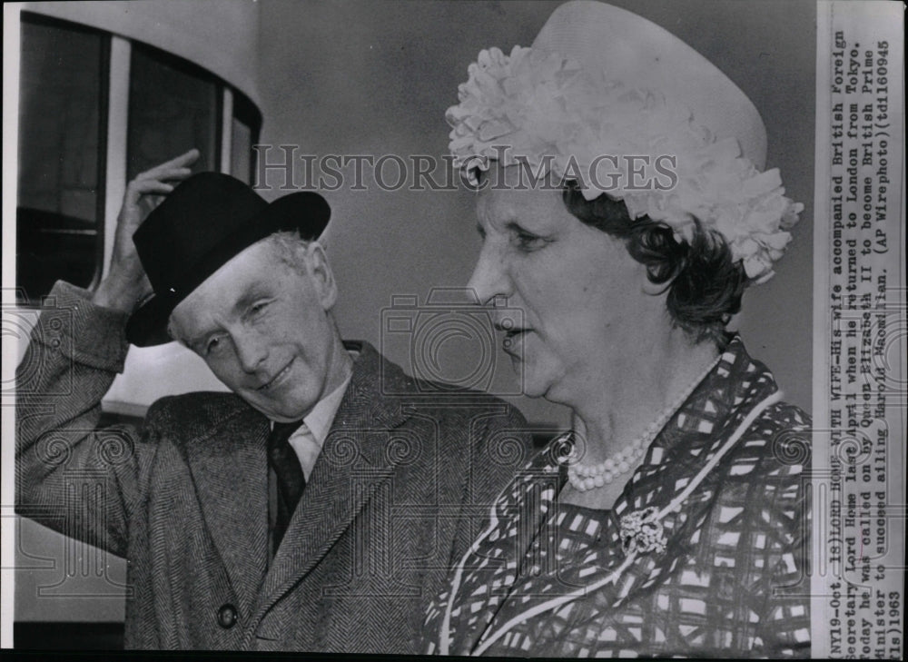 1963 Press Photo Lord Home British Foreign Secretary - RRW06403 - Historic Images