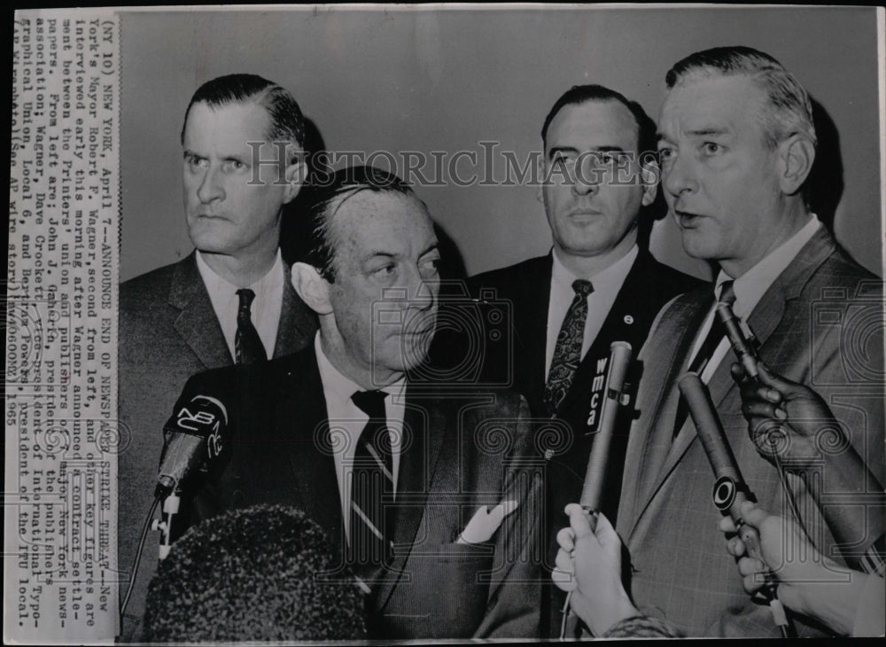 1965 Press Photo John Gaherin President Publishers N Y - RRW06453 - Historic Images