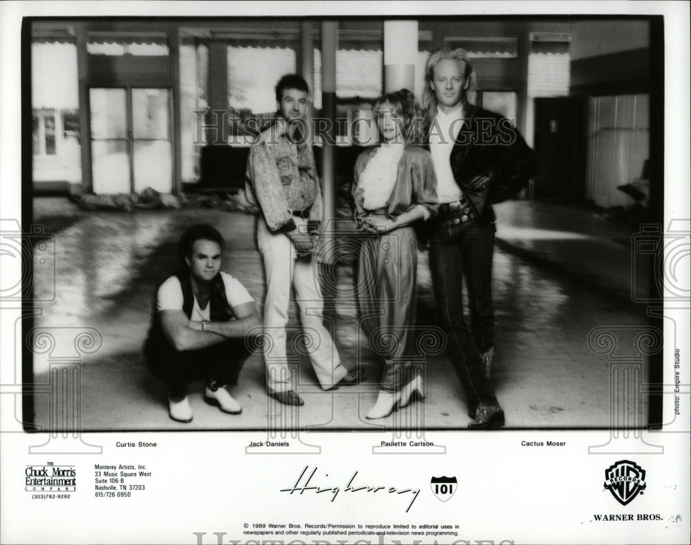 1990 Press Photo Highway 101 Country Music Band Group - RRW06523 - Historic Images