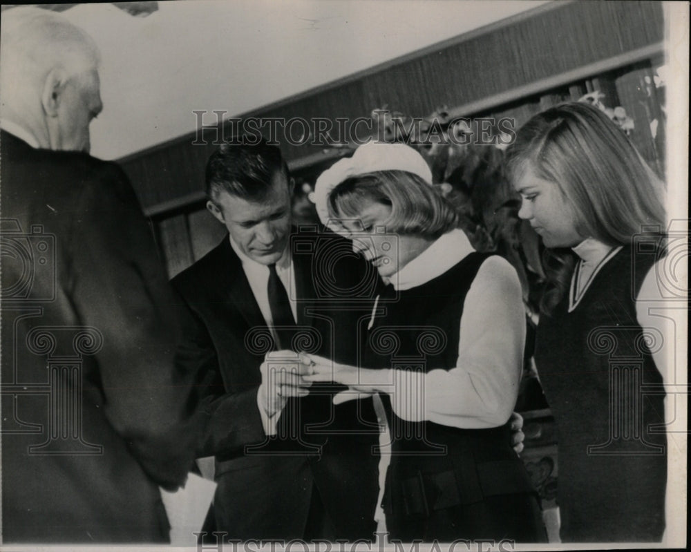 1963 Press Photo June Allyson Marries (Actress) - RRW06549 - Historic Images