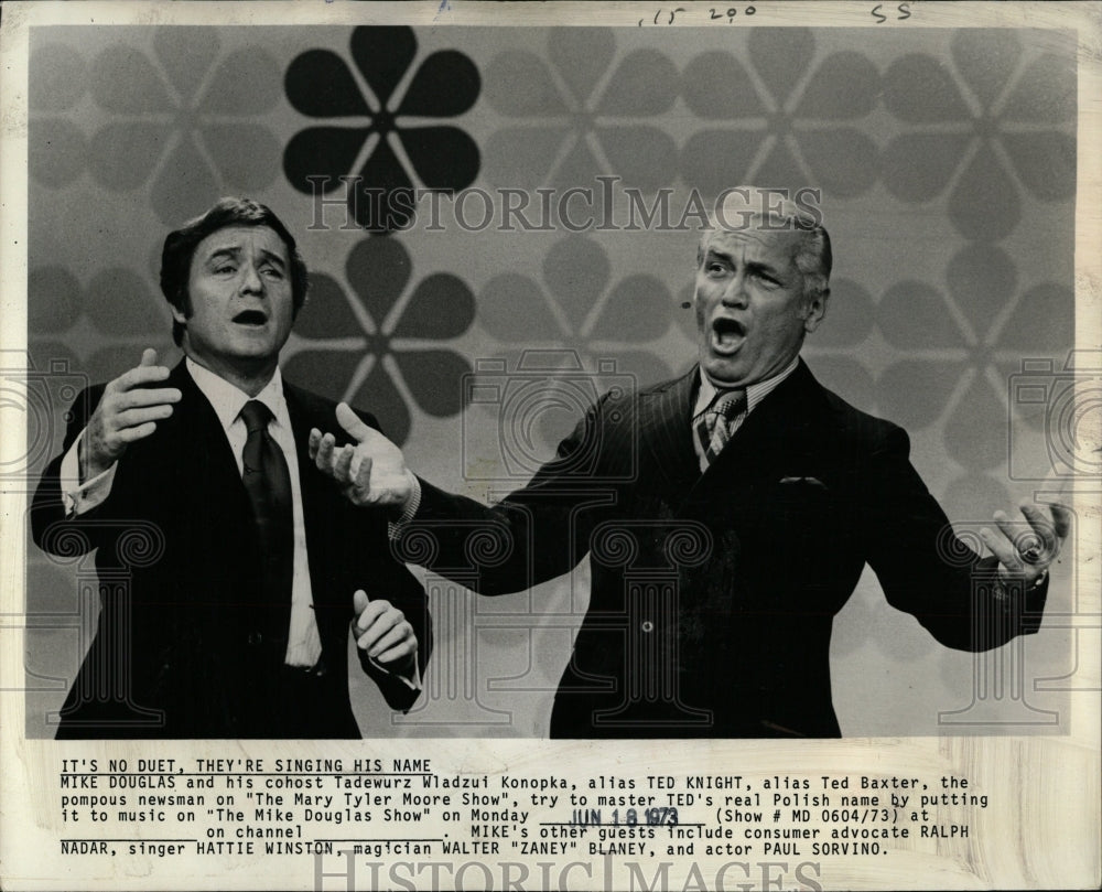 1973 Press Photo Ted Knight The Mary Tyler Moore Show - RRW06569 - Historic Images