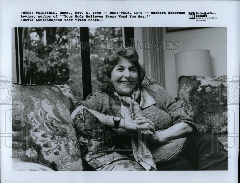 1992 Press Photo Barbara Hoberman Levine Author - RRW06631 - Historic Images