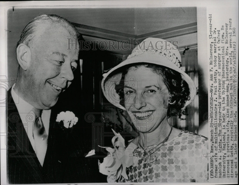 1960 Press Photo Rudolph Light Millionaire Businessman - RRW06633 - Historic Images