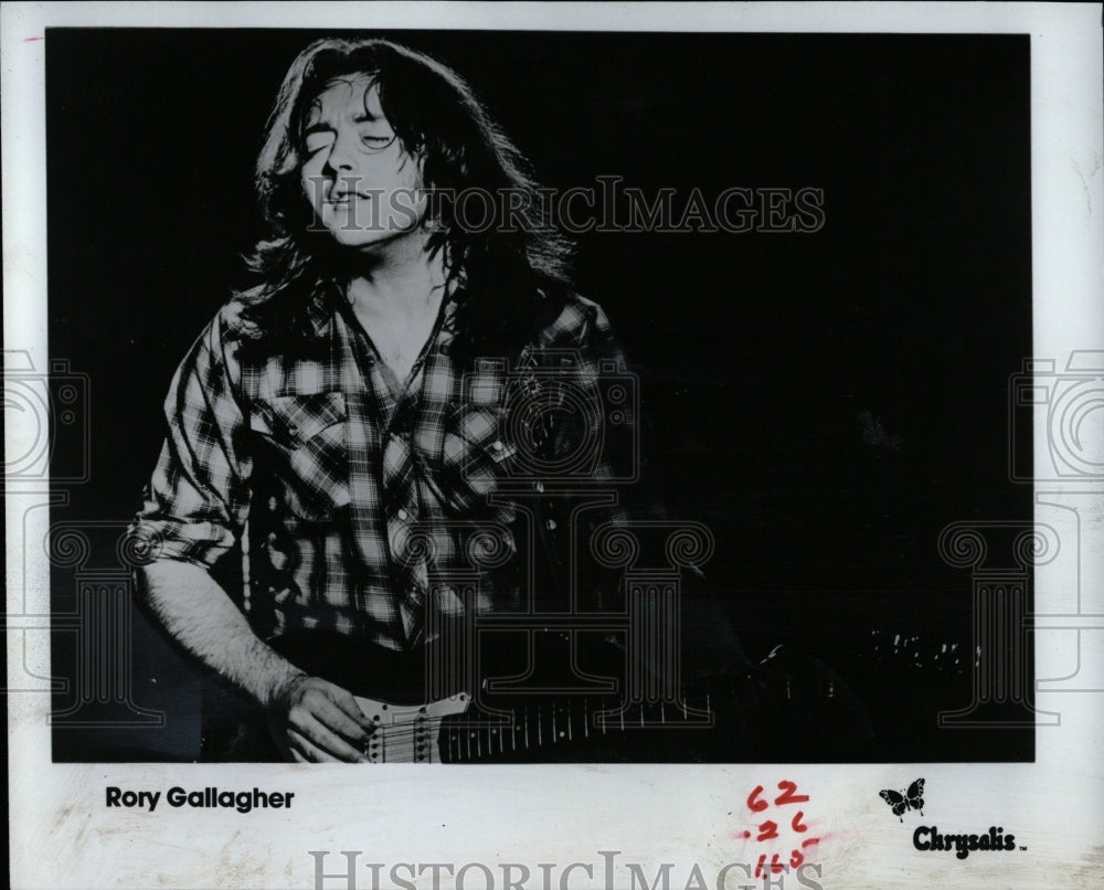 1979 Press Photo Irish Rocker Rory Gallagher Guitarist - RRW06643 - Historic Images