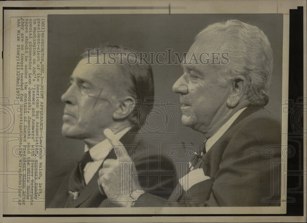 1975 Press Photo ABC's "Issues And Answers" TV Special - RRW06691 - Historic Images