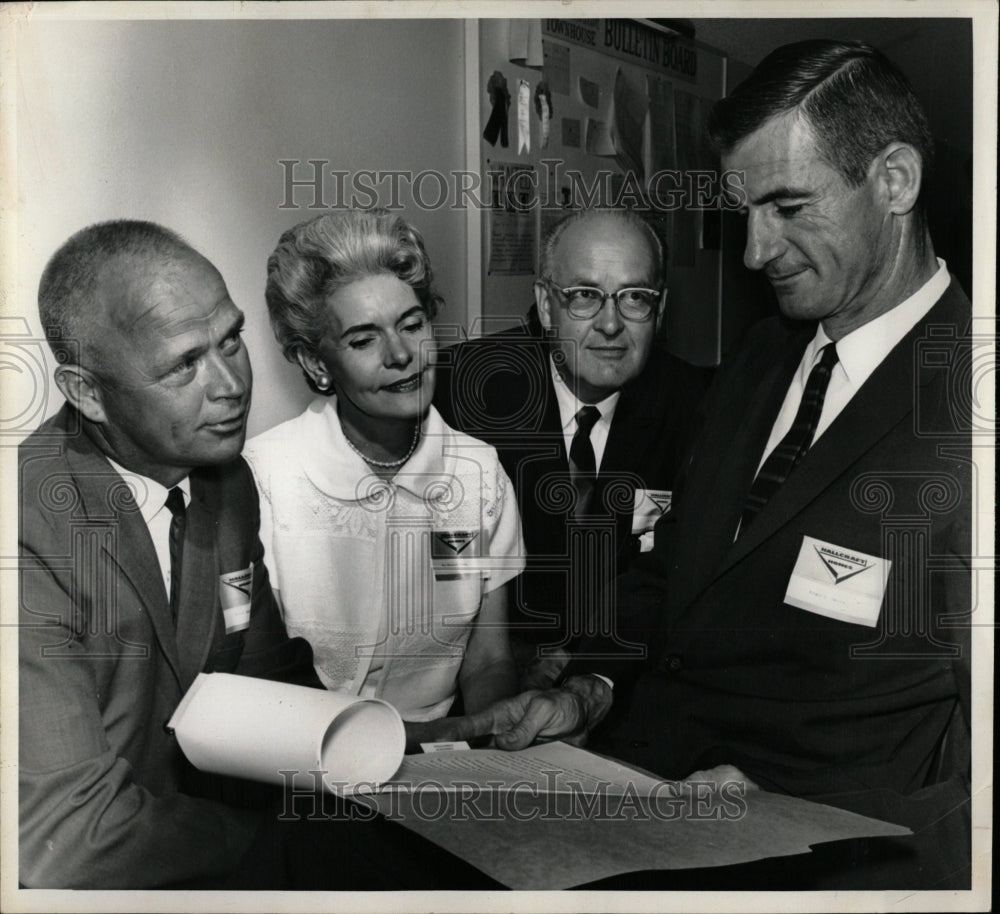 1966 Press Photo Hallcraft Homes Co transfers ownership - RRW06711 - Historic Images