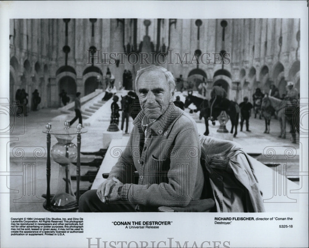 1985 Press Photo Richard Fleischer Film Director - RRW06757 - Historic Images