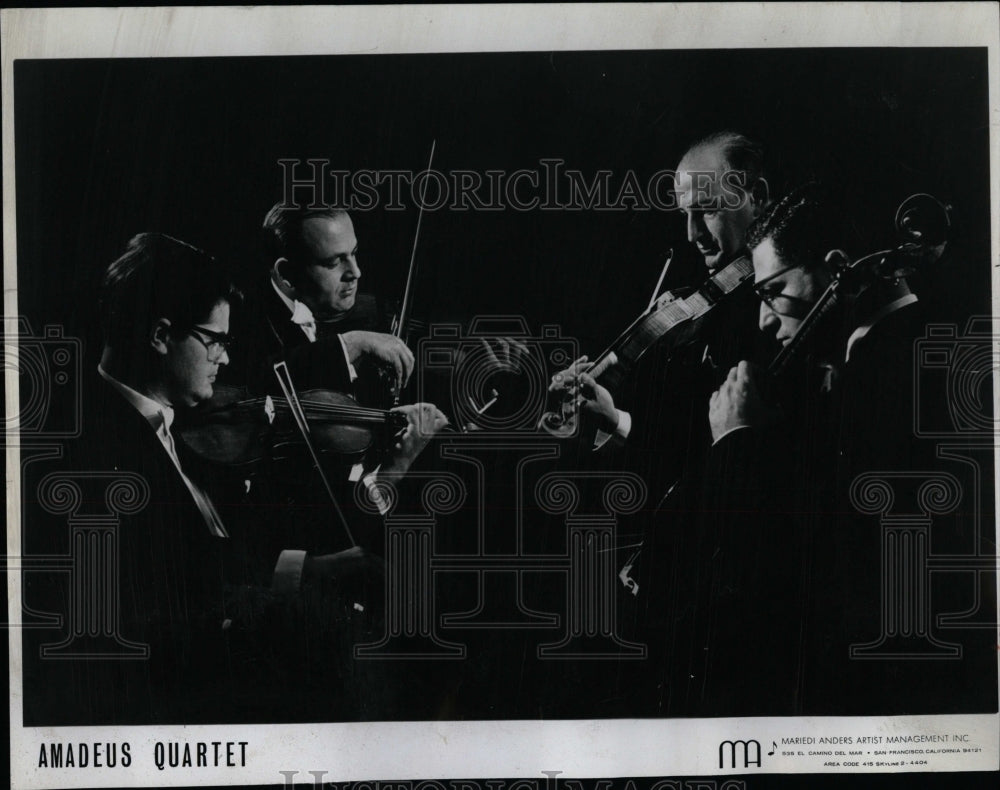 1965 Press Photo Amadeus Quartet London Concerts - RRW06765 - Historic Images