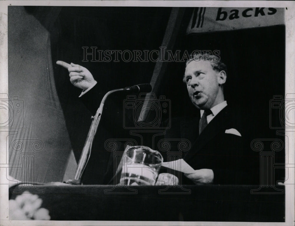 1961 Press Photo Hugh Gaitskell (England) - RRW06817 - Historic Images