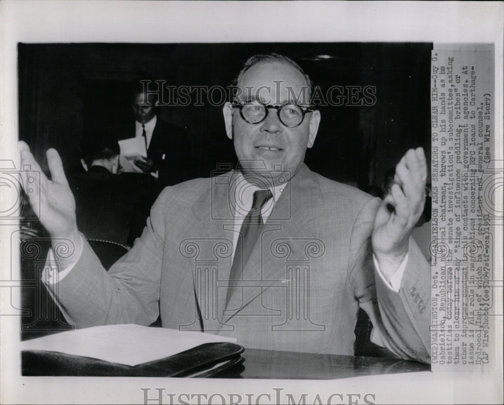 1951 Press Photo Guy G Gabrielson,Republican - RRW06881 - Historic Images