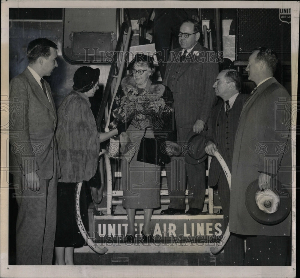 1950 Press Photo Gabrielson Republican chairman wife - RRW06887 - Historic Images
