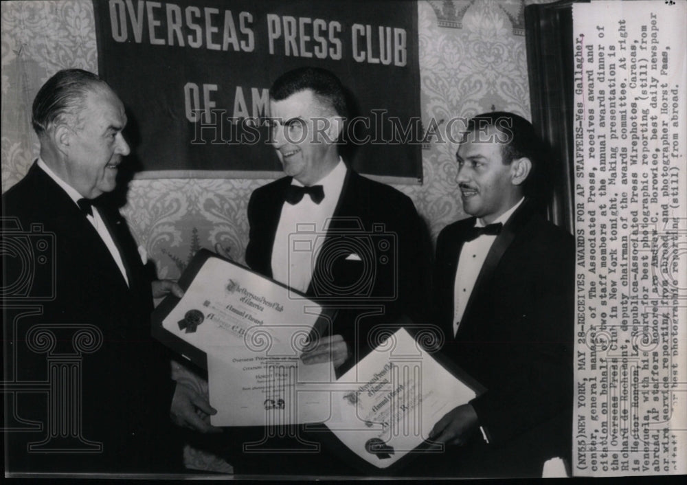 1963 Press Photo Gallagher Associated Press award - RRW06893 - Historic Images