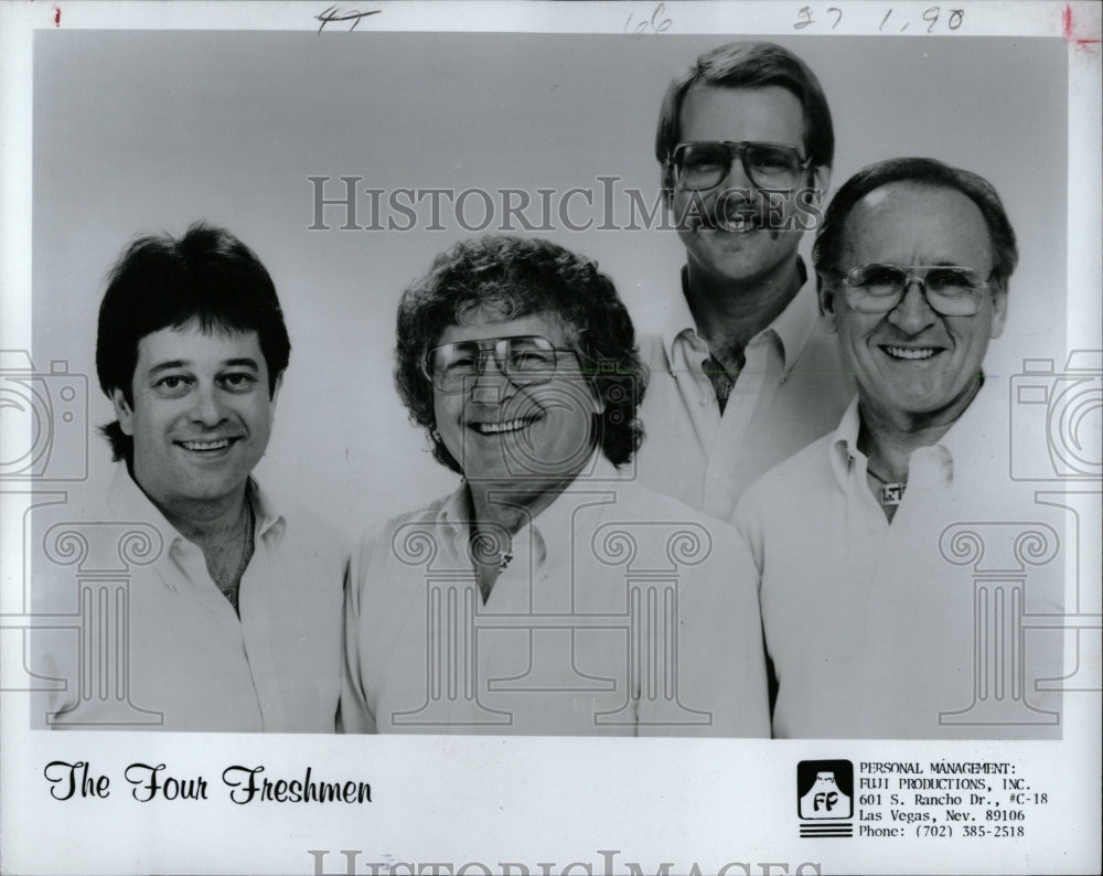 1986 Press Photo The Four Freshmen,entertainers - RRW07051 - Historic Images