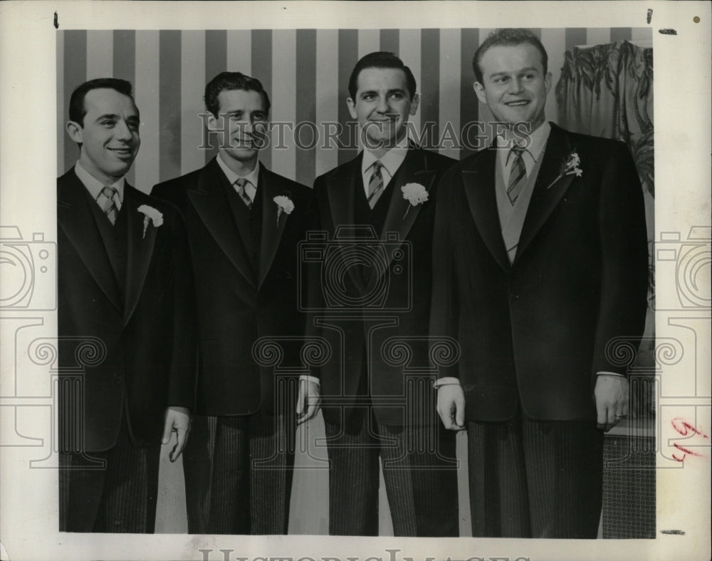 1957 Press Photo The Four Lads - RRW07069 - Historic Images