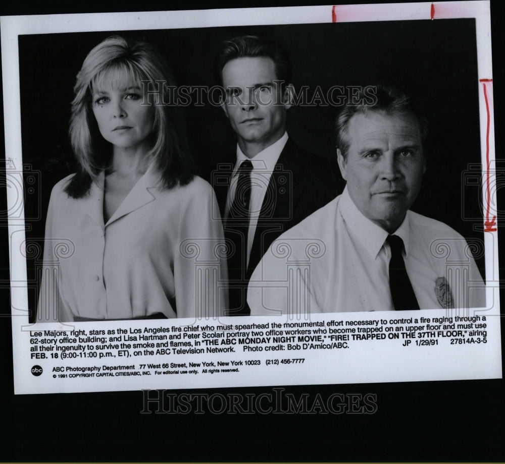 1991 Press Photo Actors Lee Majors - RRW07153 - Historic Images