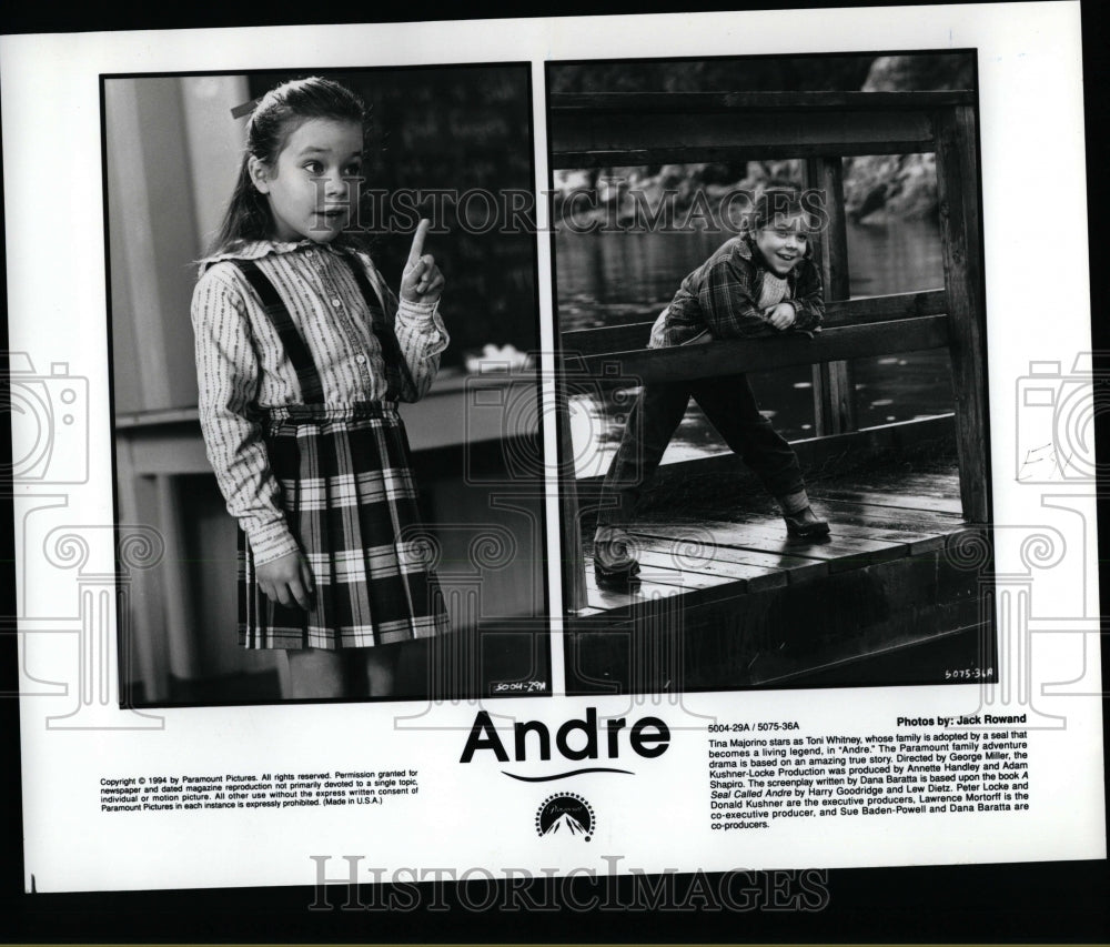 1994 Press Photo Actress Tina Majorino In "Andre" - RRW07157 - Historic Images
