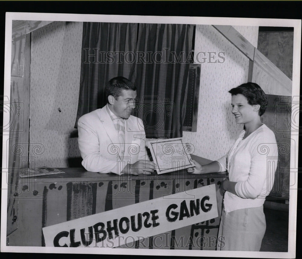 1956 Press Photo TV Show Clubhouse Gang - RRW07199 - Historic Images