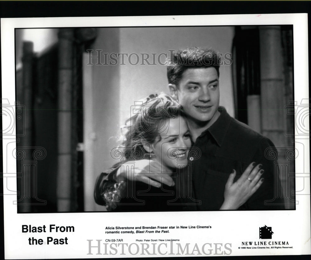 1999 Press Photo Alicia Silverstone Brendan Fraser - RRW07227 - Historic Images
