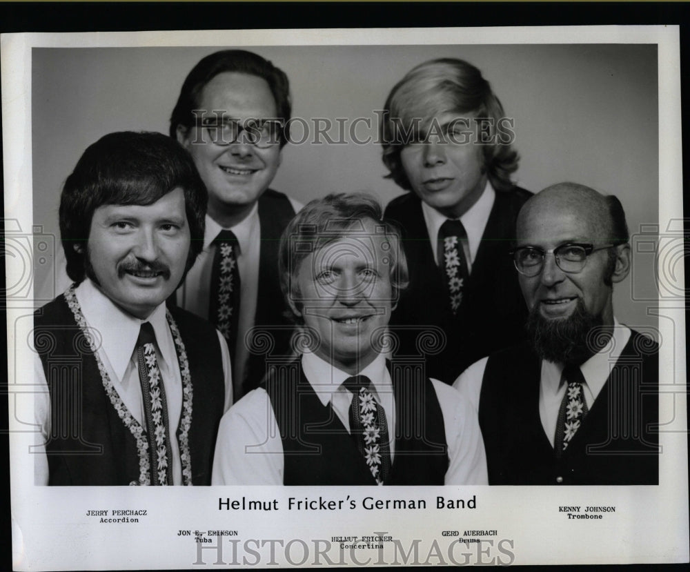 1972 Press Photo Helmut Fricker's German Band - RRW07233 - Historic Images