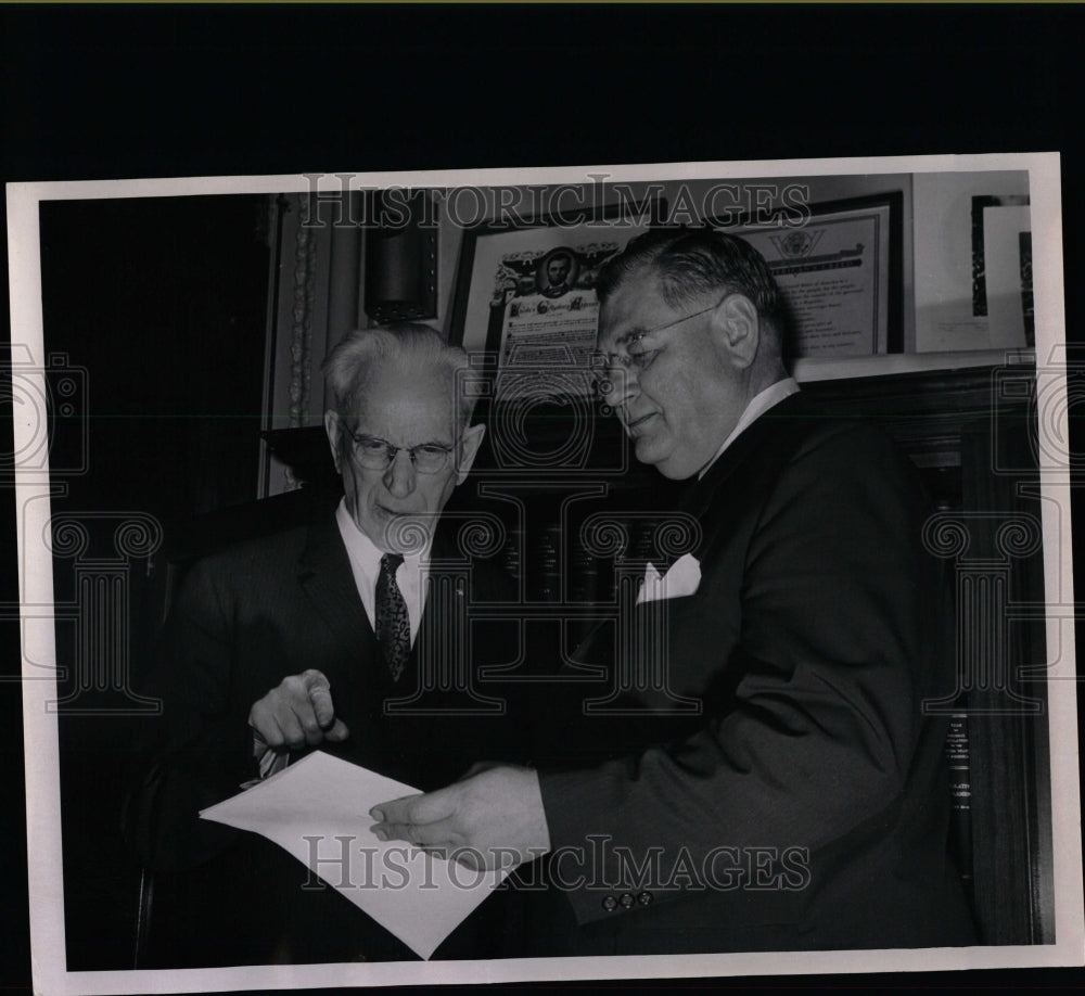 1963 Press Photo John McCormack Lewis Deschler - RRW07347 - Historic Images