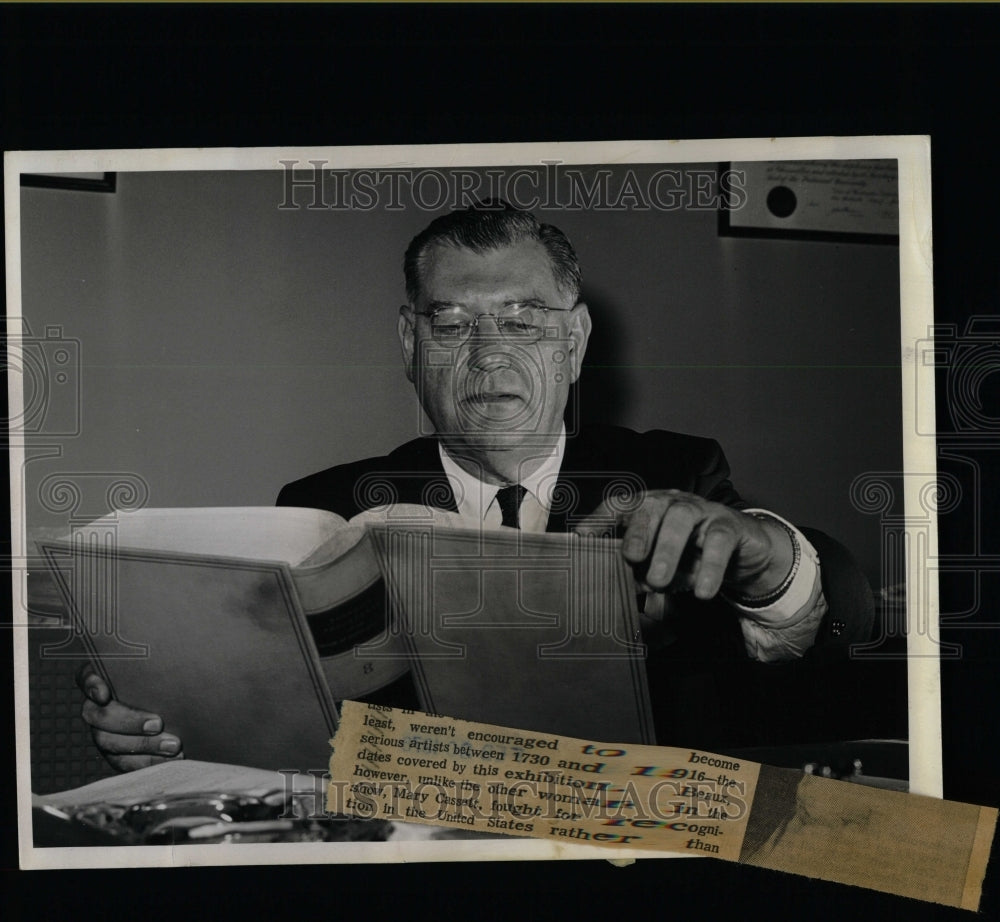 1963 Press Photo Lewis Deschler Parliamentarian - RRW07349 - Historic Images