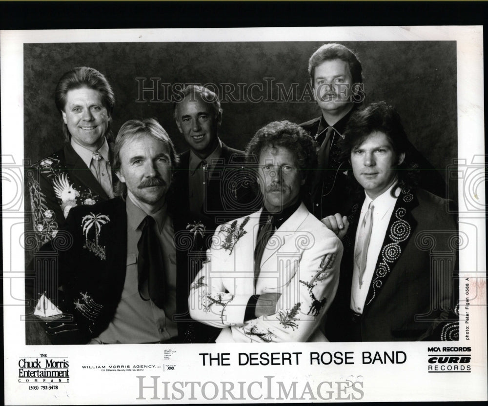 1989 Press Photo Desert Rose Band - RRW07351 - Historic Images