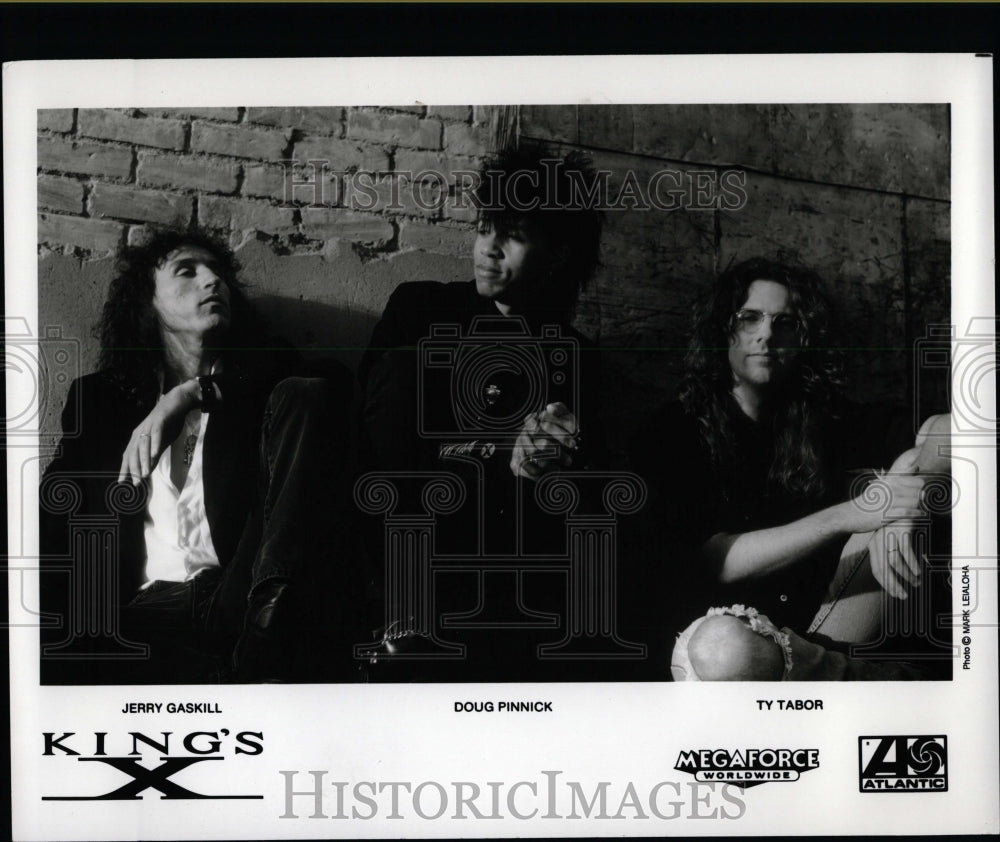 1991 Press Photo American Hard Rock Band King&#39;s X - RRW07363 - Historic Images