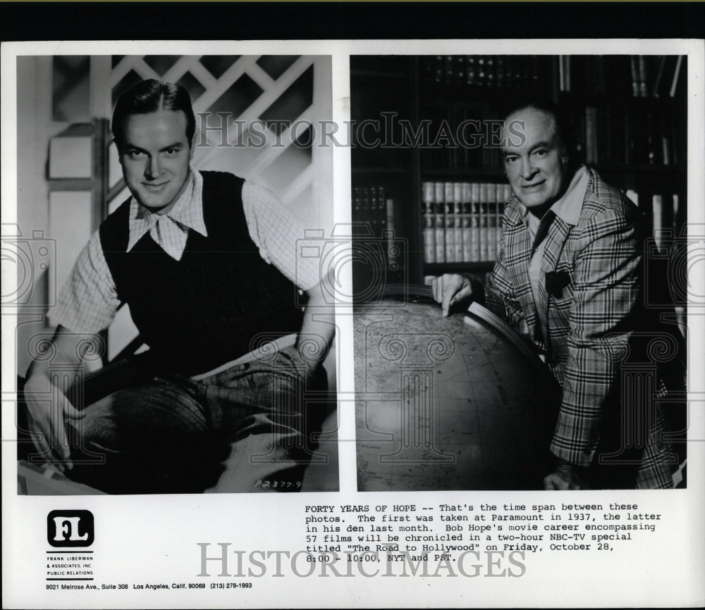 1977 Press Photo Bob Hope - RRW07377 - Historic Images