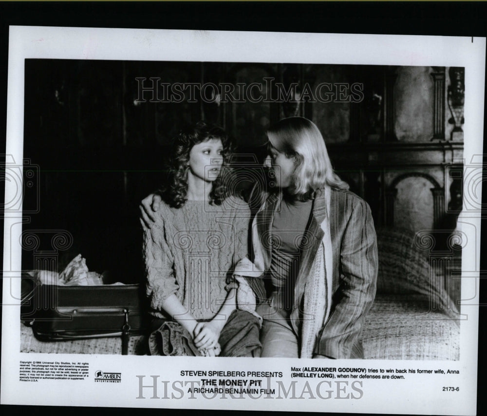 1986 Press Photo Shelley Long,Alexander Godunov,actors - RRW07419 - Historic Images