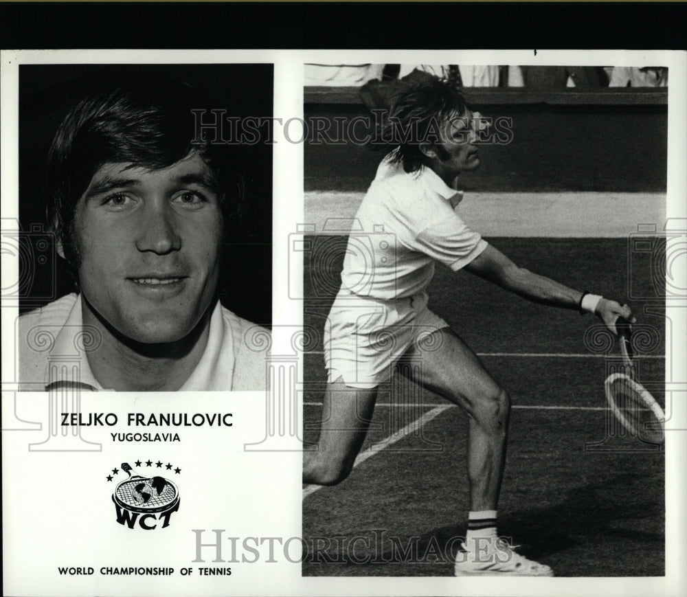 1975 Press Photo Ã…Â½eljko Franulovi? Former Tennis Player - RRW07483 - Historic Images