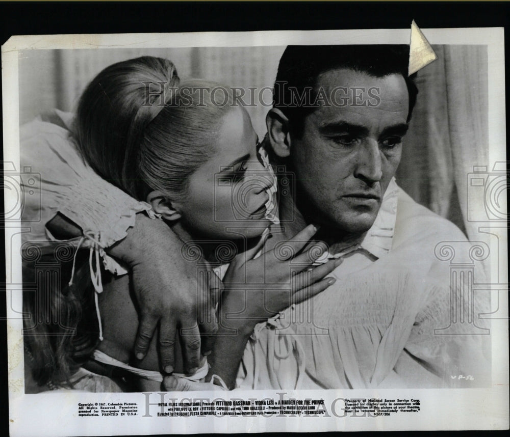1967 Press Photo Actor Vittorio Gassman & Virni Lisi - RRW07511 - Historic Images