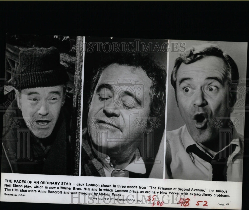 1983 Press Photo Prisoner Second Avenue Actor Faces - RRW07529 - Historic Images