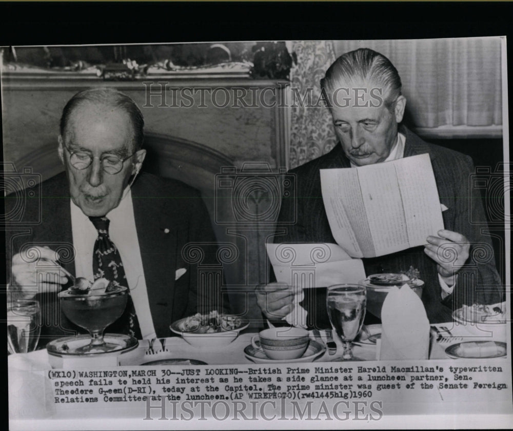 1960 Press Photo Prime Minister Harold Macmillan - RRW07779 - Historic Images