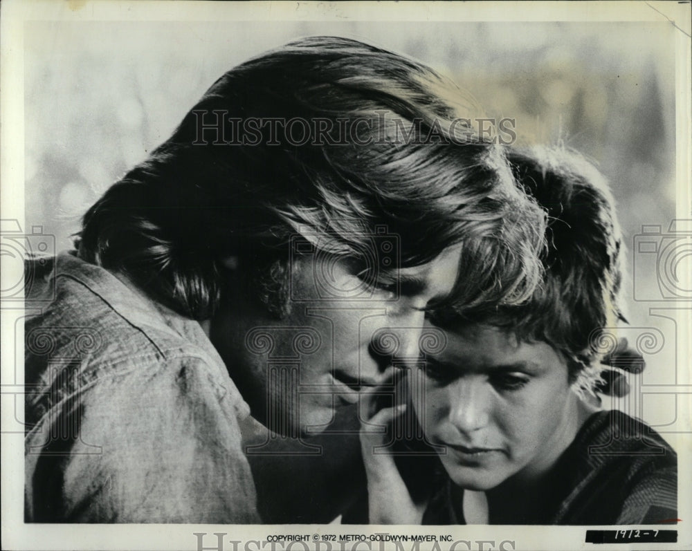 1973 Press Photo Actors Jeff Bridges &amp; Season Hubley - RRW08045 - Historic Images