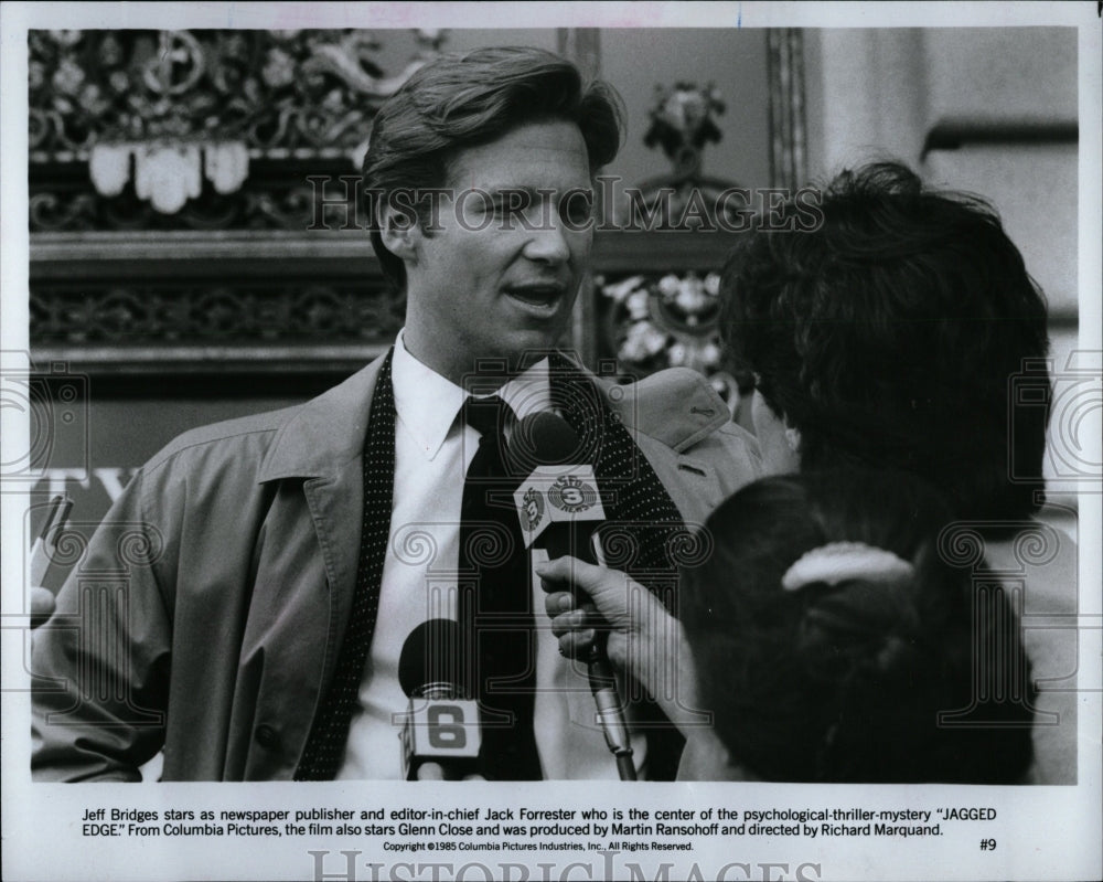 1985 Press Photo American Actor Jeff Bridges - RRW08053 - Historic Images