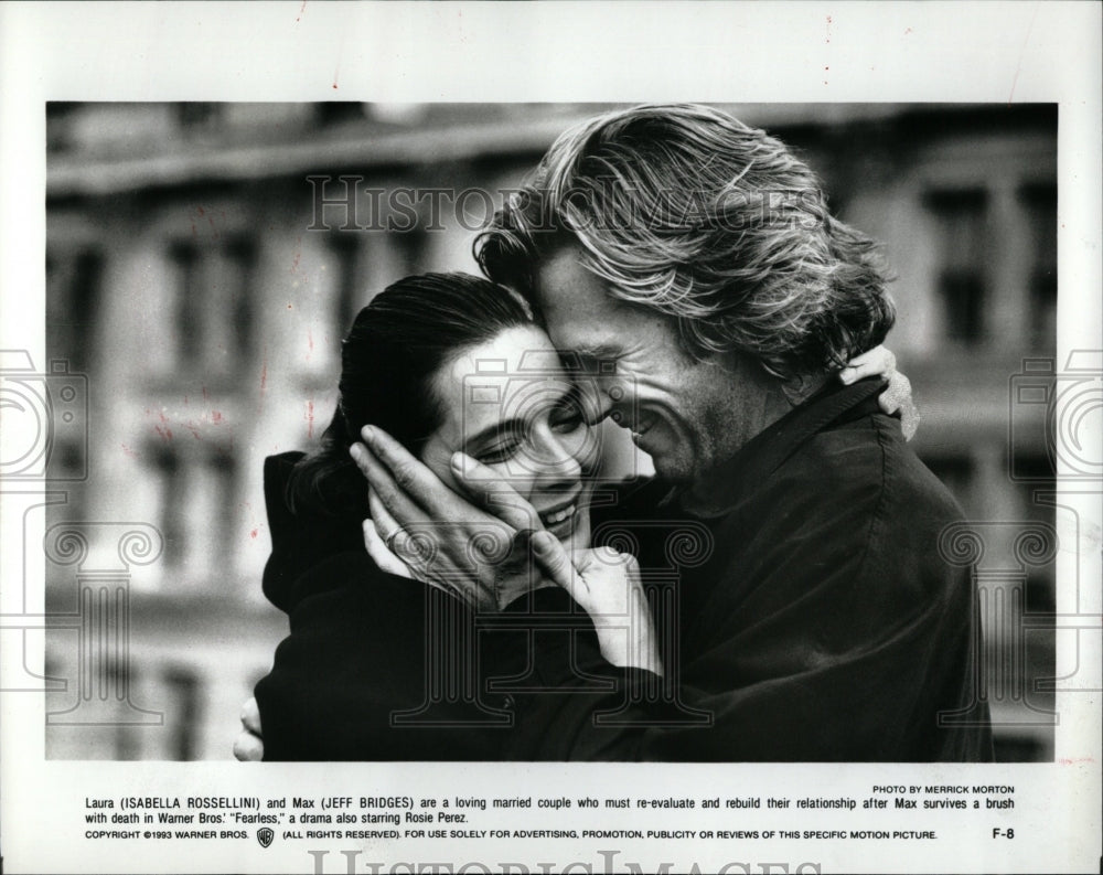 1993 Press Photo Fearless Rossellini Jeff Bridges - RRW08055 - Historic Images